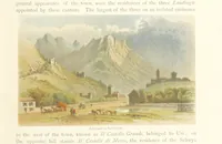 An illustration from Mountains and Lakes of Switzerland and Italy, ... views from original sketches by C. Pyne (1871)