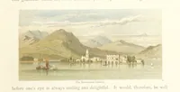 An illustration from Mountains and Lakes of Switzerland and Italy, ... views from original sketches by C. Pyne (1871)
