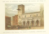 An illustration from Mountains and Lakes of Switzerland and Italy, ... views from original sketches by C. Pyne (1871)