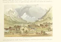 An illustration from Mountains and Lakes of Switzerland and Italy, ... views from original sketches by C. Pyne (1871)