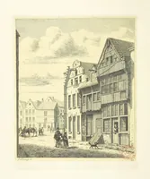 An illustration from Album historique de la ville d'Anvers. Collection de vues et de monuments des temps passés, dessinés d'après nature et gravés sur cuivre par J. Linnig, avec notices historiques par F. H. M (1864)