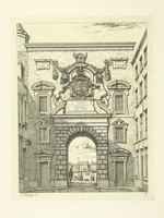 An illustration from Album historique de la ville d'Anvers. Collection de vues et de monuments des temps passés, dessinés d'après nature et gravés sur cuivre par J. Linnig, avec notices historiques par F. H. M (1864)