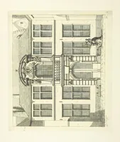 An illustration from Album historique de la ville d'Anvers. Collection de vues et de monuments des temps passés, dessinés d'après nature et gravés sur cuivre par J. Linnig, avec notices historiques par F. H. M (1864)