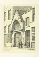 An illustration from Album historique de la ville d'Anvers. Collection de vues et de monuments des temps passés, dessinés d'après nature et gravés sur cuivre par J. Linnig, avec notices historiques par F. H. M (1864)