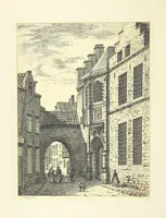 An illustration from Album historique de la ville d'Anvers. Collection de vues et de monuments des temps passés, dessinés d'après nature et gravés sur cuivre par J. Linnig, avec notices historiques par F. H. M (1864)