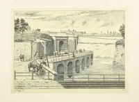 An illustration from Album historique de la ville d'Anvers. Collection de vues et de monuments des temps passés, dessinés d'après nature et gravés sur cuivre par J. Linnig, avec notices historiques par F. H. M (1864)