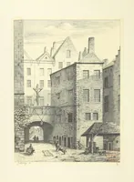 An illustration from Album historique de la ville d'Anvers. Collection de vues et de monuments des temps passés, dessinés d'après nature et gravés sur cuivre par J. Linnig, avec notices historiques par F. H. M (1864)