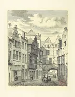 An illustration from Album historique de la ville d'Anvers. Collection de vues et de monuments des temps passés, dessinés d'après nature et gravés sur cuivre par J. Linnig, avec notices historiques par F. H. M (1864)