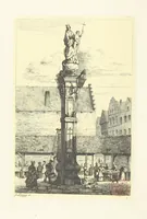 An illustration from Album historique de la ville d'Anvers. Collection de vues et de monuments des temps passés, dessinés d'après nature et gravés sur cuivre par J. Linnig, avec notices historiques par F. H. M (1864)