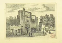 An illustration from Album historique de la ville d'Anvers. Collection de vues et de monuments des temps passés, dessinés d'après nature et gravés sur cuivre par J. Linnig, avec notices historiques par F. H. M (1864)