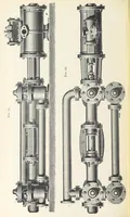 An illustration from Mine Drainage; being a complete and practical treatise on direct-acting underground steam-pumping machinery, etc. [With plates (1881)