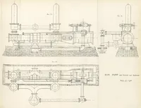 An illustration from Mine Drainage; being a complete and practical treatise on direct-acting underground steam-pumping machinery, etc. [With plates (1881)