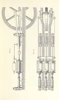 An illustration from Mine Drainage; being a complete and practical treatise on direct-acting underground steam-pumping machinery, etc. [With plates (1881)