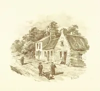An illustration from By-gone Glasgow ... Forty full-page drawings and twenty-three text illustrations by D. Small, etc (1896)