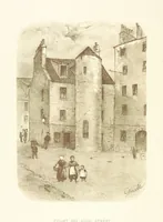 An illustration from By-gone Glasgow ... Forty full-page drawings and twenty-three text illustrations by D. Small, etc (1896)