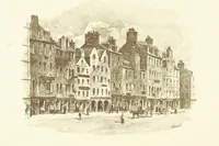 An illustration from By-gone Glasgow ... Forty full-page drawings and twenty-three text illustrations by D. Small, etc (1896)