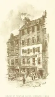 An illustration from By-gone Glasgow ... Forty full-page drawings and twenty-three text illustrations by D. Small, etc (1896)