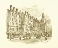 An illustration from By-gone Glasgow ... Forty full-page drawings and twenty-three text illustrations by D. Small, etc (1896)