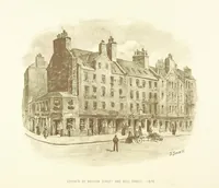 An illustration from By-gone Glasgow ... Forty full-page drawings and twenty-three text illustrations by D. Small, etc (1896)