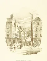 An illustration from By-gone Glasgow ... Forty full-page drawings and twenty-three text illustrations by D. Small, etc (1896)