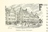 An illustration from By-gone Glasgow ... Forty full-page drawings and twenty-three text illustrations by D. Small, etc (1896)