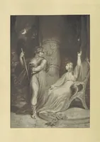 An illustration from The Poetical Works of John Milton, printed from the original editions. With a life of the author by A. Chalmers ... With twelve illustrations by R. Westall (1881)