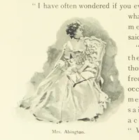 An illustration from The Impudent Comedian and others. [Tales.] ... With illustrations by R. Sauber (1897)