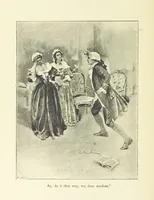 An illustration from The Impudent Comedian and others. [Tales.] ... With illustrations by R. Sauber (1897)