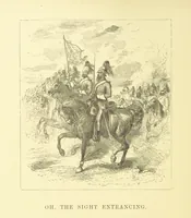 An illustration from Moore's Irish Melodies, Lalla Rookh, National Airs, Legendary Ballads, Songs, etc., with a memoir by J. F. Waller. Illustrations, etc (1867)