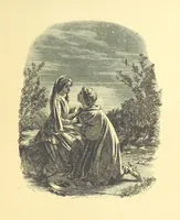 An illustration from Moore's Irish Melodies, Lalla Rookh, National Airs, Legendary Ballads, Songs, etc., with a memoir by J. F. Waller. Illustrations, etc (1867)