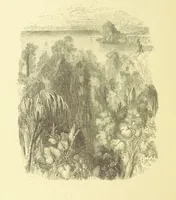 An illustration from Moore's Irish Melodies, Lalla Rookh, National Airs, Legendary Ballads, Songs, etc., with a memoir by J. F. Waller. Illustrations, etc (1867)