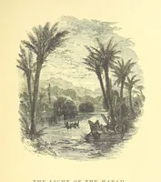 An illustration from Moore's Irish Melodies, Lalla Rookh, National Airs, Legendary Ballads, Songs, etc., with a memoir by J. F. Waller. Illustrations, etc (1867)