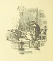 An illustration from Moore's Irish Melodies, Lalla Rookh, National Airs, Legendary Ballads, Songs, etc., with a memoir by J. F. Waller. Illustrations, etc (1867)