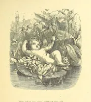 An illustration from Moore's Irish Melodies, Lalla Rookh, National Airs, Legendary Ballads, Songs, etc., with a memoir by J. F. Waller. Illustrations, etc (1867)