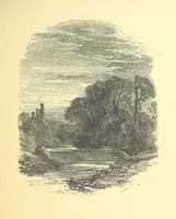 An illustration from Moore's Irish Melodies, Lalla Rookh, National Airs, Legendary Ballads, Songs, etc., with a memoir by J. F. Waller. Illustrations, etc (1867)