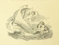 An illustration from Moore's Irish Melodies, Lalla Rookh, National Airs, Legendary Ballads, Songs, etc., with a memoir by J. F. Waller. Illustrations, etc (1867)