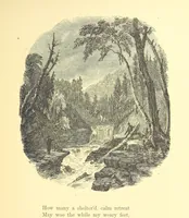 An illustration from Moore's Irish Melodies, Lalla Rookh, National Airs, Legendary Ballads, Songs, etc., with a memoir by J. F. Waller. Illustrations, etc (1867)