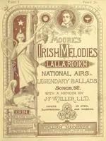An illustration from Moore's Irish Melodies, Lalla Rookh, National Airs, Legendary Ballads, Songs, etc., with a memoir by J. F. Waller. Illustrations, etc (1867)