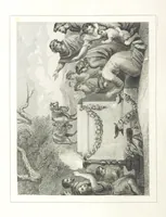 An illustration from Los Héroes y las Maravillas del Mundo. ... Anales del mundo desde los tiempos bíblicos hasta nuestros dias. ... Gran Memorandum histórico ... que comprende íntegras las obras siguientes. La Imparcial ... Historia Universal, escrita por el sabio Benedictino Clemente y su tan celebrado Arte de comprobar los datos de las fechas históricas, crónicas y otros antiguos documentos; ... continuada hasta hoy dia por M. de Saint Allais; la Historia de Alejandro el Grande, escrita por Quinto Curcio, la de Cártago y Roma, Anibal y los Escipiones, Pompeyo y Cesar, continuados los famosos Comentarios de este último; la de la guerra de Yugurta y Catilina, trasladado íntegro todo el Salustio. La Historia de la guerra de los Judios contra los Romanos. ... Descripcion del Capitolio, destruccion de Jerusalen, Martirio de los Macabeos, etc. escrita por Flavio Josefo, traducida del original Griego ... acompañadas dichas historias con las fideles tablas cronológicas de la citada obra de Clemente. ... Seguido todo de los tan celebrados cuadros de la pintura del hombre y de las maravillas que le rodean por ... Buffon, Cuvier, Lacepede, ... precedido del discurso sobre la Historia Universal por ... Bossuet. ... Dispuesto, ordenado, y completado el cuerpo general de la obra hasta el dia que termine por D. de Mora y Casarusa. Revisada la parte religiosa que comprende por I. Sayol y Echevarría. ... Quinta edicion (1855)