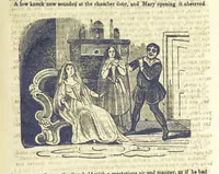 An illustration from Moreton: or, the Doomed House. A romance (1847)