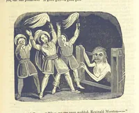 An illustration from Moreton: or, the Doomed House. A romance (1847)
