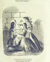 An illustration from Moreton: or, the Doomed House. A romance (1847)
