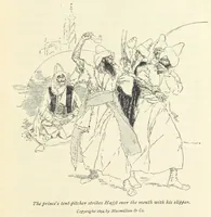 An illustration from The Adventures of Hajji Baba of Ispahan ... Illustrated by H. R. Millar, with an introduction by the Hon. G. Curzon (1895)