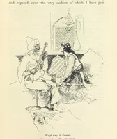 An illustration from The Adventures of Hajji Baba of Ispahan ... Illustrated by H. R. Millar, with an introduction by the Hon. G. Curzon (1895)