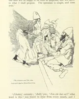 An illustration from The Adventures of Hajji Baba of Ispahan ... Illustrated by H. R. Millar, with an introduction by the Hon. G. Curzon (1895)
