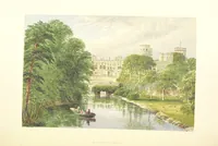 An illustration from The Ancestral Homes of Britain; containing examples of its noblest castles, halls, and mansions. With ... coloured illustrations ... and biographical and historical notices (1868)