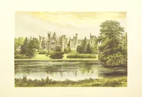 An illustration from The Ancestral Homes of Britain; containing examples of its noblest castles, halls, and mansions. With ... coloured illustrations ... and biographical and historical notices (1868)