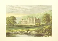 An illustration from The Ancestral Homes of Britain; containing examples of its noblest castles, halls, and mansions. With ... coloured illustrations ... and biographical and historical notices (1868)