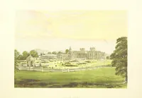 An illustration from The Ancestral Homes of Britain; containing examples of its noblest castles, halls, and mansions. With ... coloured illustrations ... and biographical and historical notices (1868)