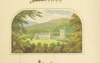 An illustration from The Ancestral Homes of Britain; containing examples of its noblest castles, halls, and mansions. With ... coloured illustrations ... and biographical and historical notices (1868)